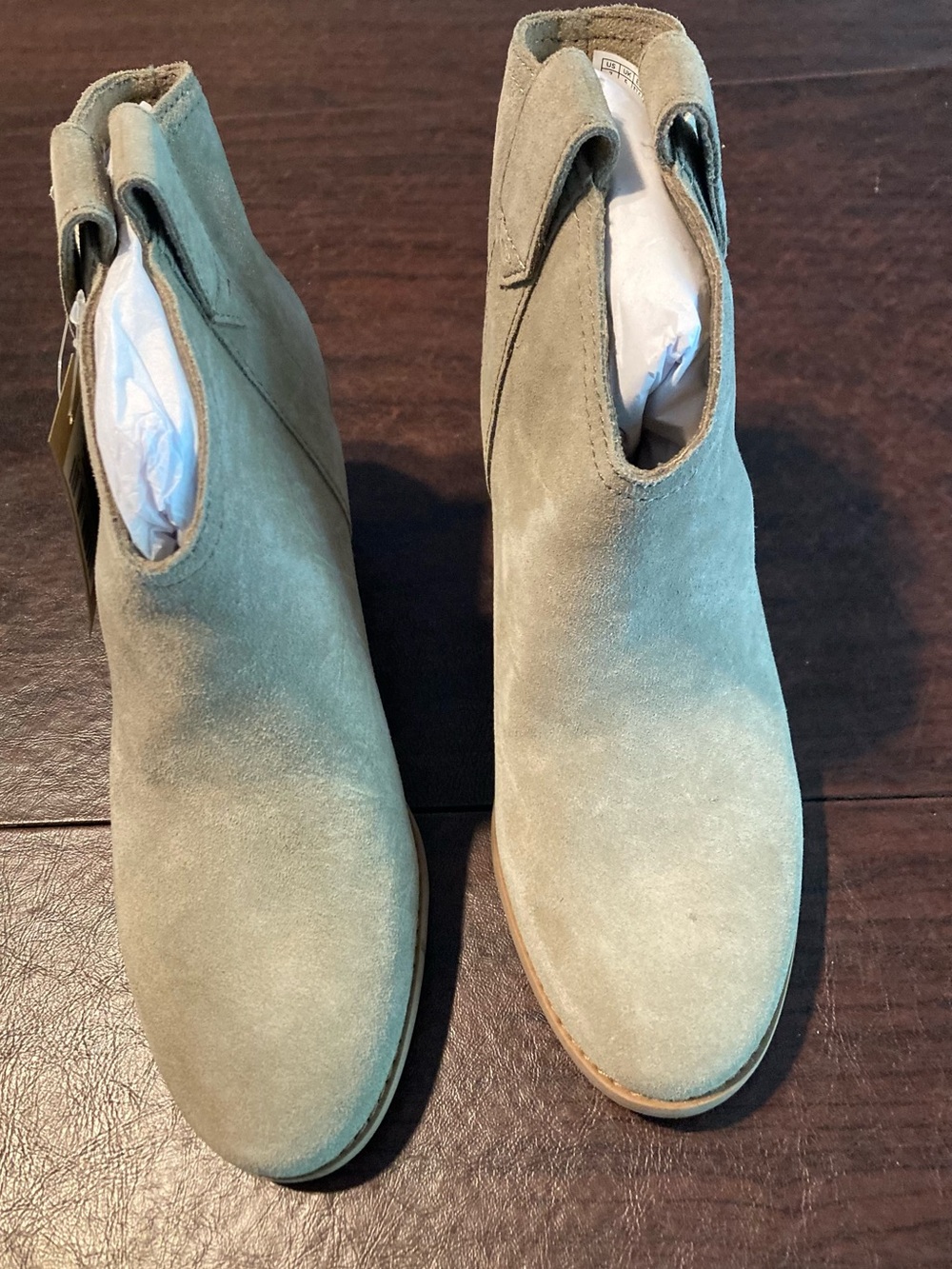NIB TOMS Constance Suede Fringe Bootie 7 - Picture 3 of 6